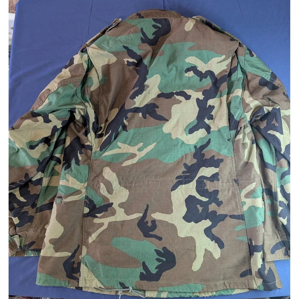 US‎ Army Field Woodland Camo Field Coat Cold Weather Medium Reg.